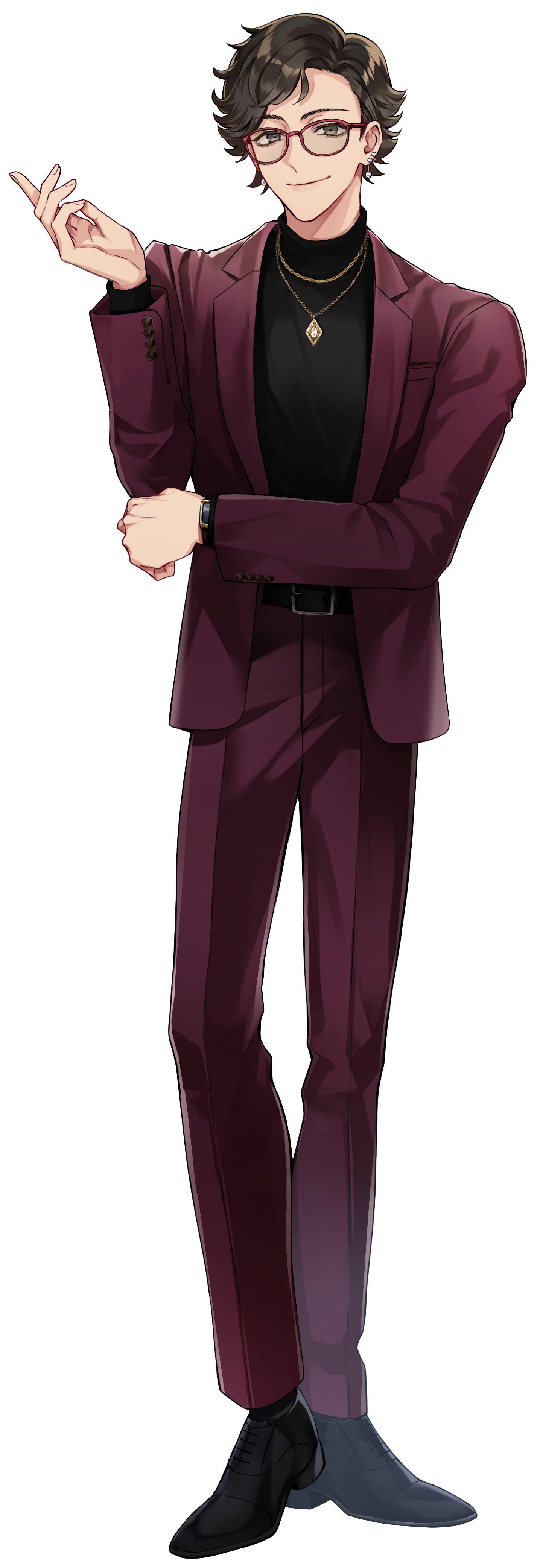 藤堂 隼人 全身イラスト
